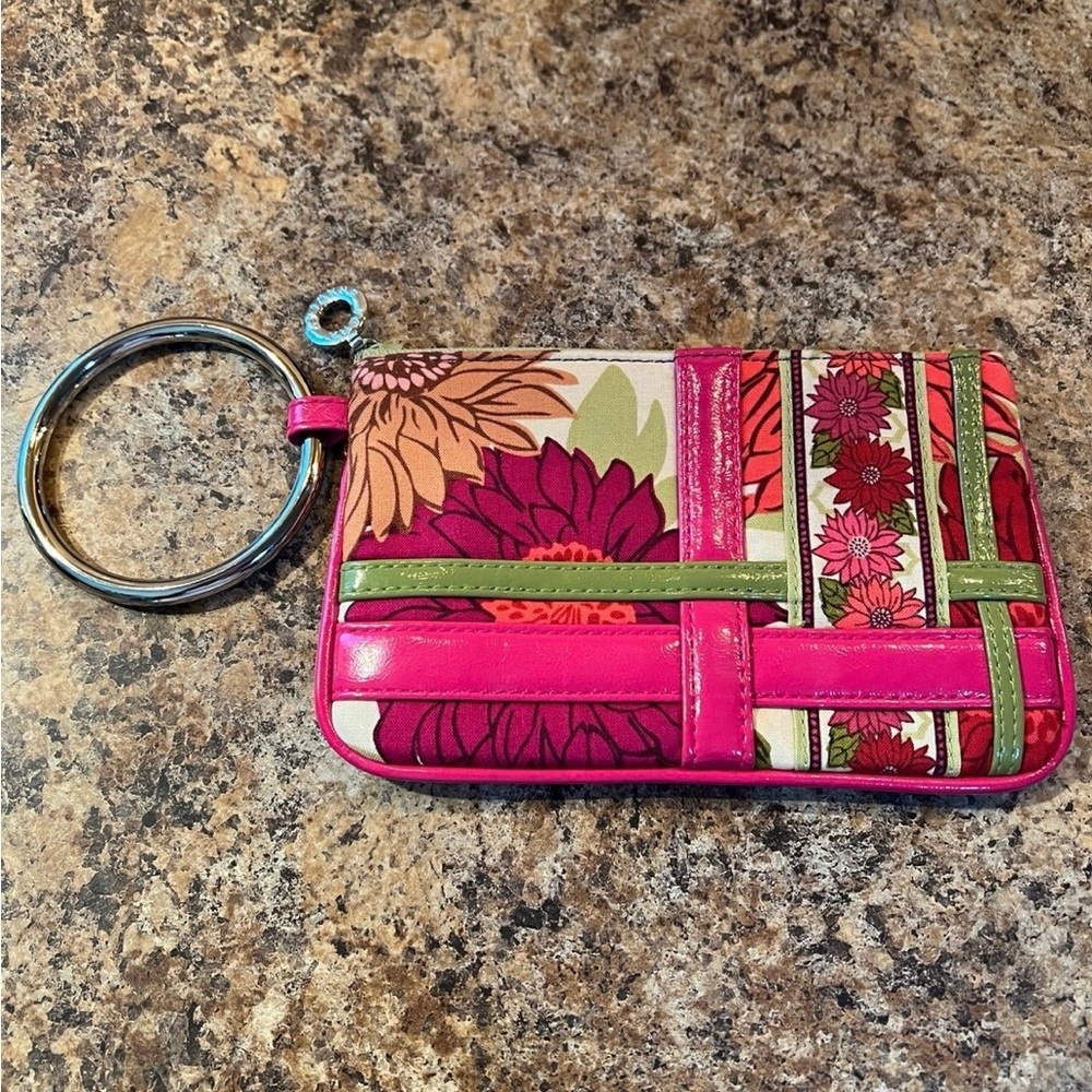 Vera Bradley Floral Print Wristlet